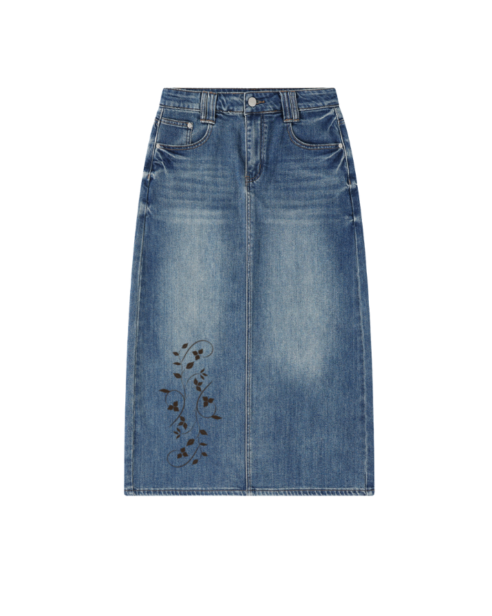 TRUE VINE DENIM SKIRT