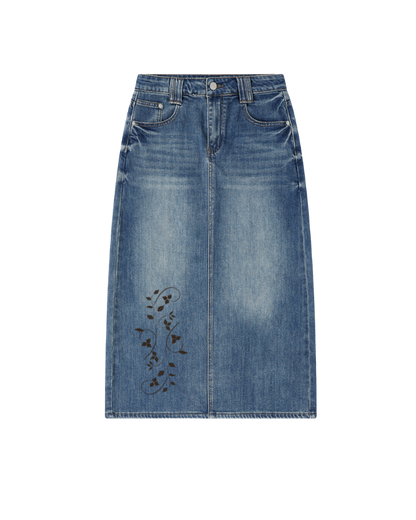TRUE VINE DENIM SKIRT