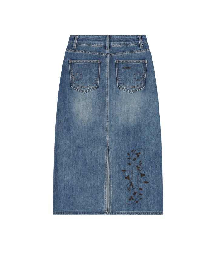 TRUE VINE DENIM SKIRT
